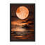 Nature Inspired Full Moon by  - Picture Frame Painting on Paper-81387521-131284506-131294014