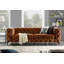 Ghaleb 237Cm Velvet Square Arms Sofa-639926100-639926111