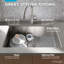 Ludington 32'' L Stainless Steel Double Basin Kitchen Sink