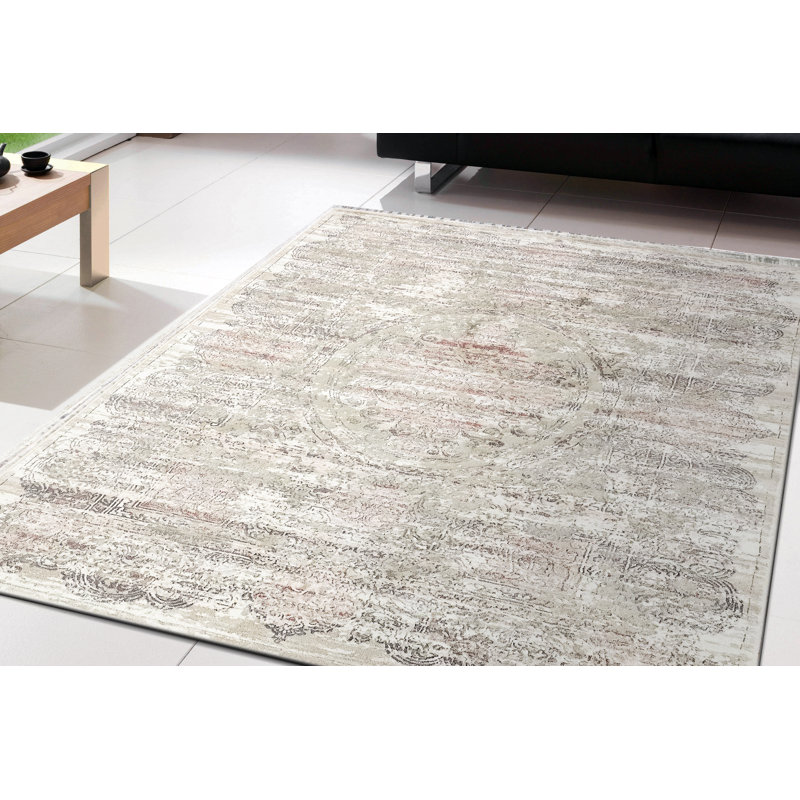 Karlee Oriental Indoor Rug, Rectangle 3'6" x 5'6"