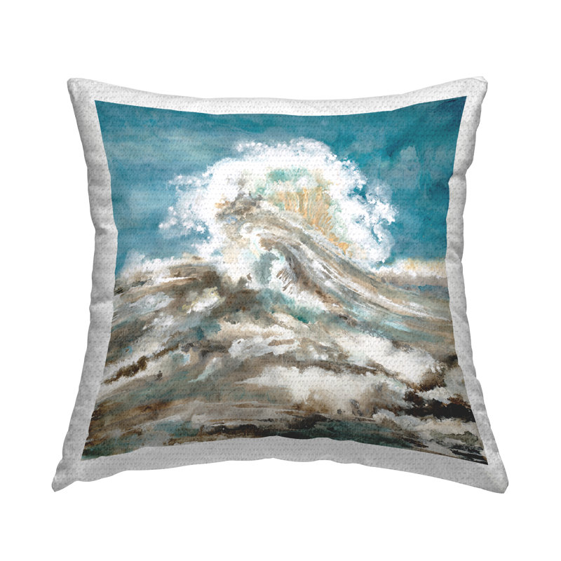 Abstract Outdoor Throw Pillow
