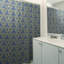 Rideau de douche simple à triangles à main classique Patricia Geoffrey-39224260-126132753