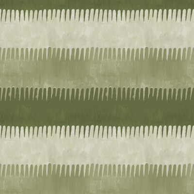Papier peint Cabana Stripe - Olives