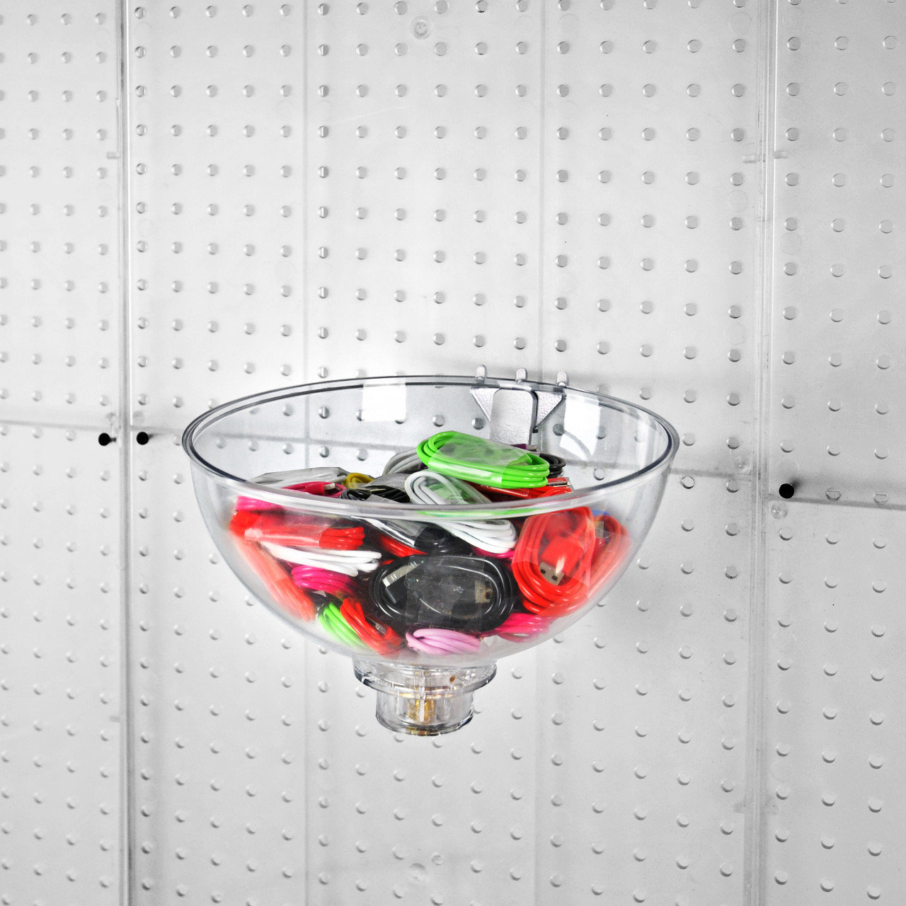 Pack of 2 Azar Displays 225503-2pack 3-Compartment Tray for Pegboard/Slatwall di