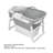 Portable Bathtub Foldable Bathtub For Adults, 41 Inch Small Tub With Ergonomic Seat & Massage Roller, Ice Bath Tub For Shower, Sitz Bath, Ice Baths Freestanding Bathtubs For Bathroom Grey