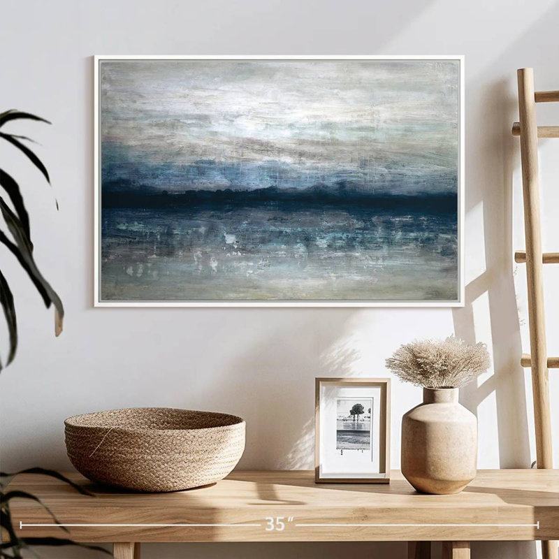 Shimmer Fausley, Floating Frame White, 25" X 17"