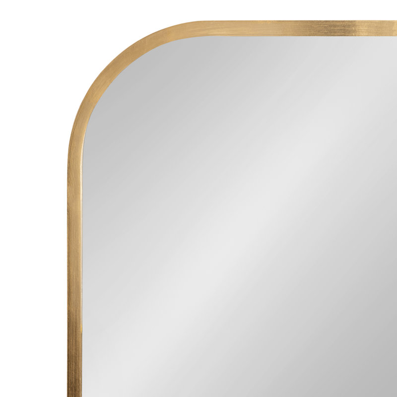 Miroir de salle de bain Travis, Doré, 35,91 po x 23,94 po