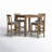 Ance 5-Piece Solid and Manufactured Wood Dining Set-94551062