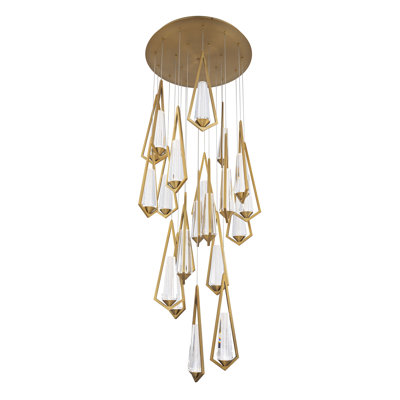 Devotion Crystal LED Multi-Light Pendant