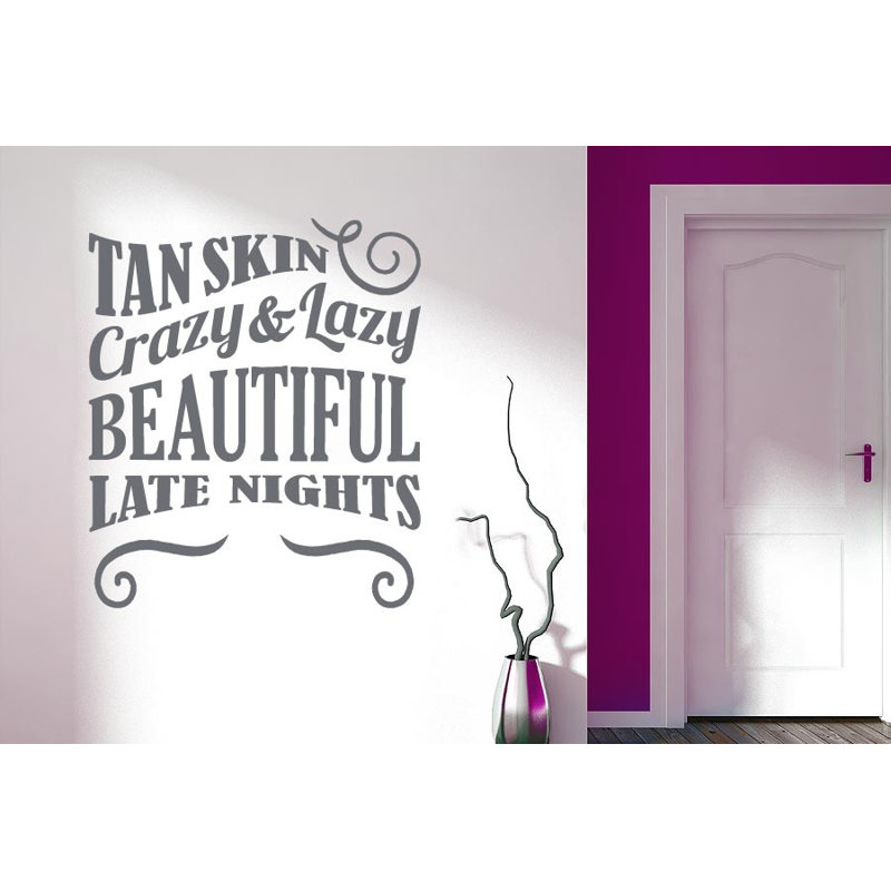 Non-Wall Damaging Wall Decal, Medium, Grey