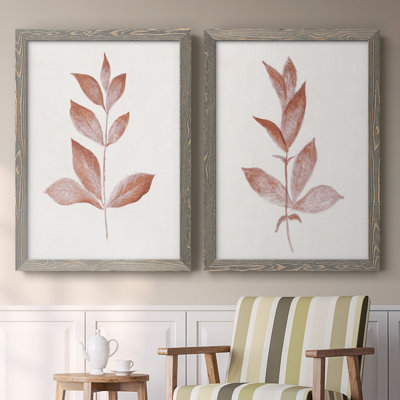 Toile encadrée Red Leaf I-Premium - prête à être accrochée