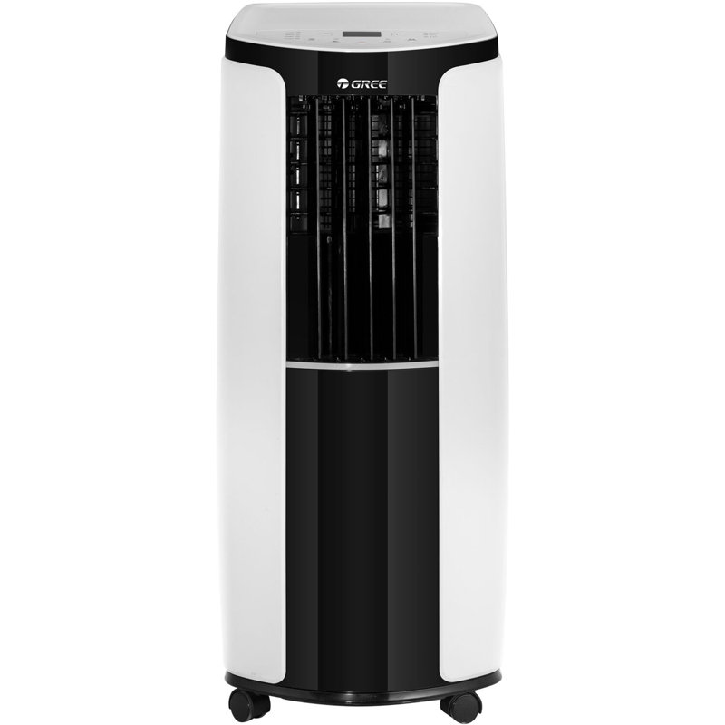 Gree 6000 BTU Black and White Portable Air Conditioner with Remote