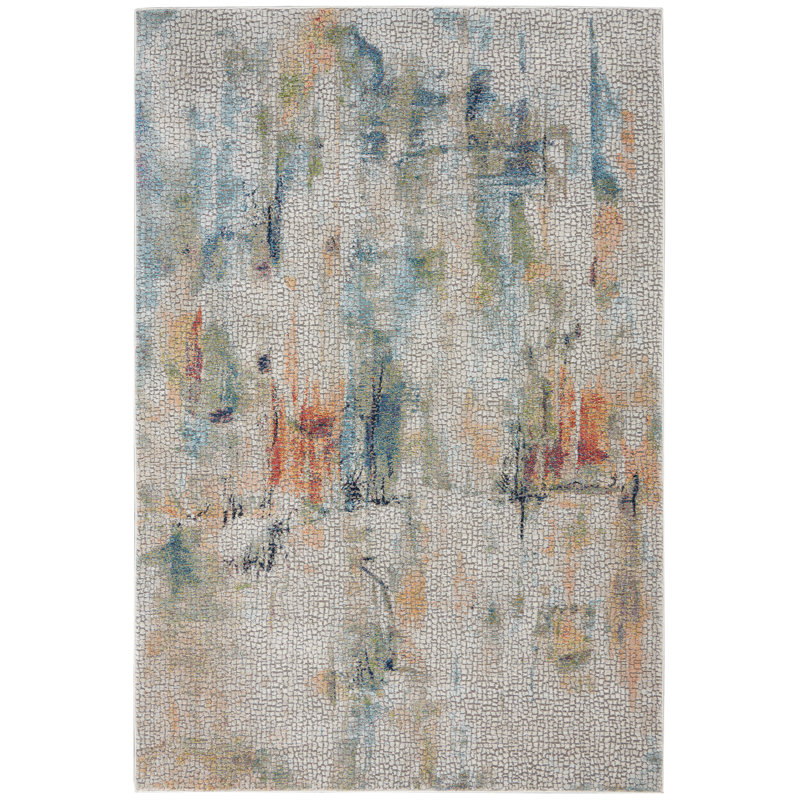 Abstract Indoor Rug, Rectangle 5'3" x 7'6"