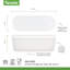 Glide-a-Scoop 2,5 pintes Contenant alimentaire