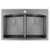 Karran Drop-in Quartz Composite 33'' X 22'' 1-Hole 50/50 Double Bowl Kitchen Sink