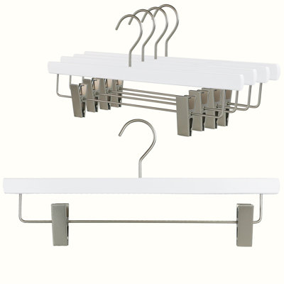 Wood Hangers With Clips