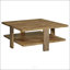 Élégant ensemble de table basse et de table de bout brun 2 pièces Mango, parfait pour rehausser l'élégance et la fonctionnalité de tout salon.-1564763947