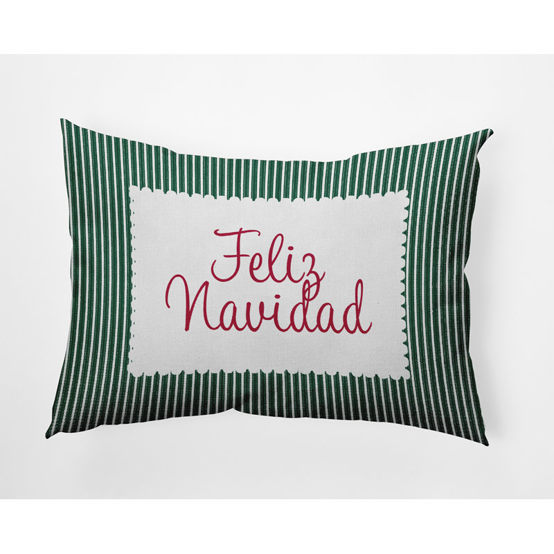 Reversible Throw Pillow, 14" x 20", Rectangular