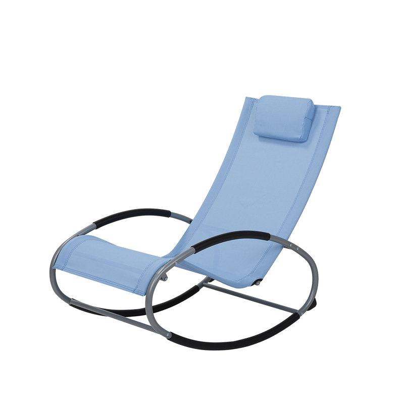 Catumba 107cm Long Single Chaise, Light Blue