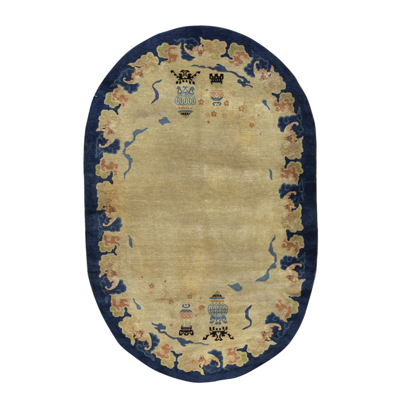 Cotton Floral Area Rug