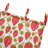 Strawberry Print Sheer Curtain Panel-1289448889