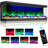 Rupendra 3 Sided Electric Fireplace, Smart Wi-Fi app/Remote Control Fire place, Realistic RGB LED-376555002