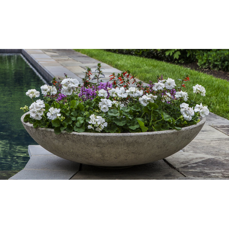 Pot à fleur en pierre Zen Bowl, Pietra Vecchia