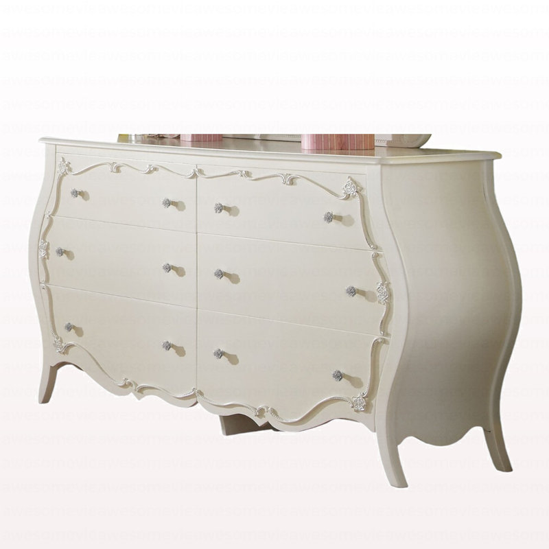 Commode de style moderne avec finition blanche