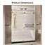 Porte de douche sans cadre 44-48 pouces noir mat-123826443