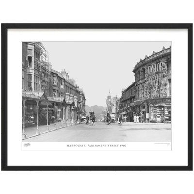 Harrogate, Parliament Street 1907 - Single Picture Frame Print