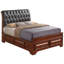 Grand lit de rangement Elegant Transitional