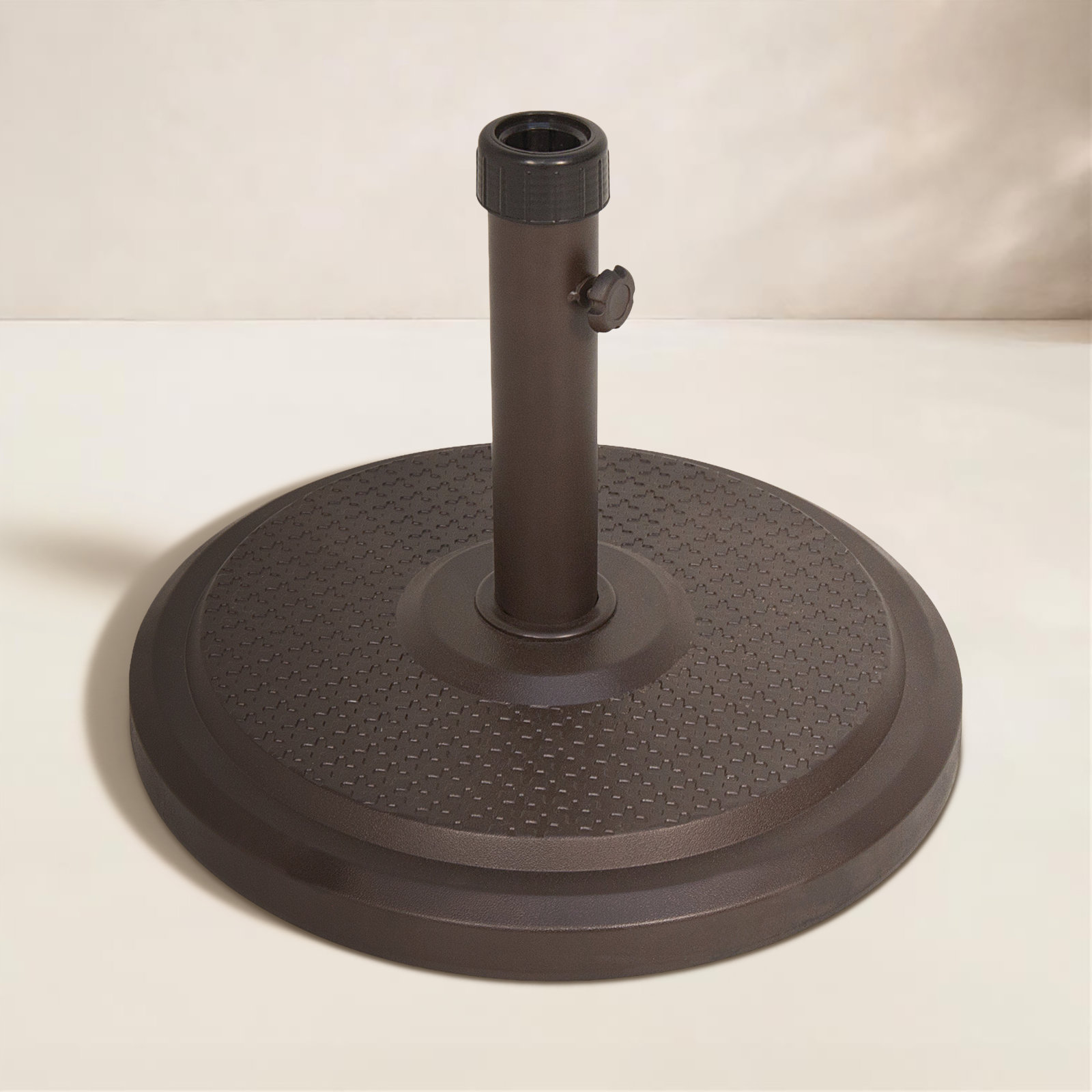 Kade Fiberstone Umbrella Base, Bronze