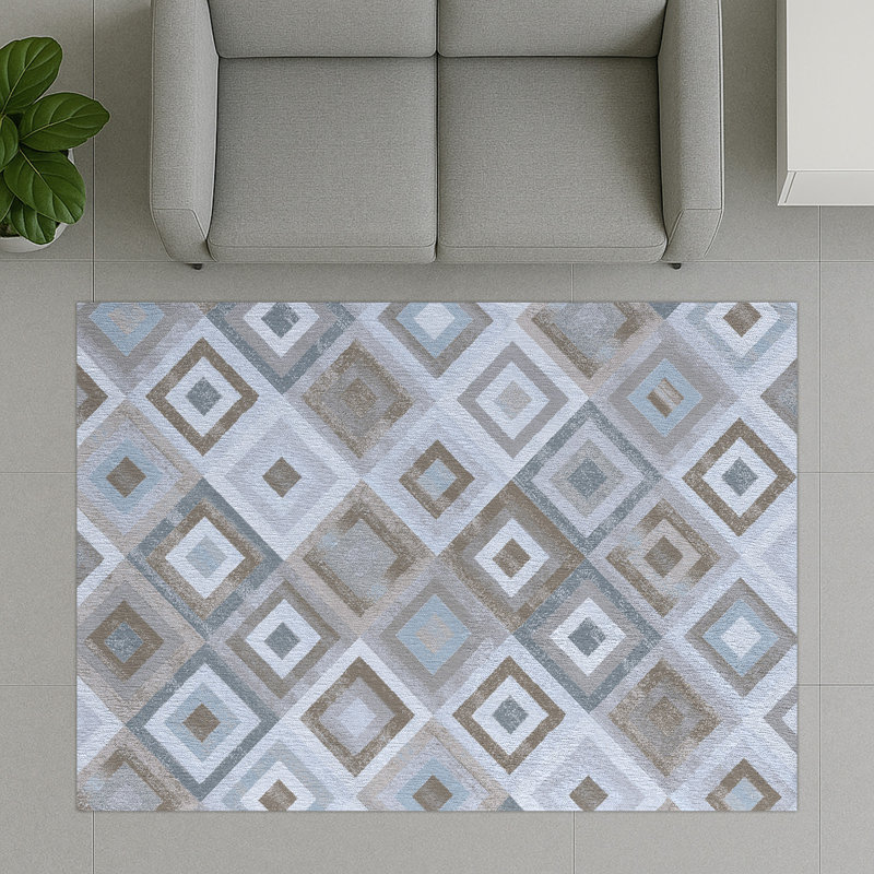 Geometric Area Rug, Rectangle 155 x 230 cm