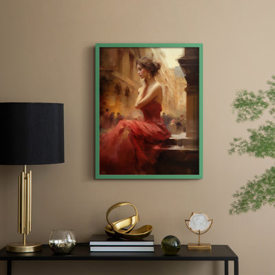 «WOMEN Series CDxxxvii», reproduction encadrée - bois massif