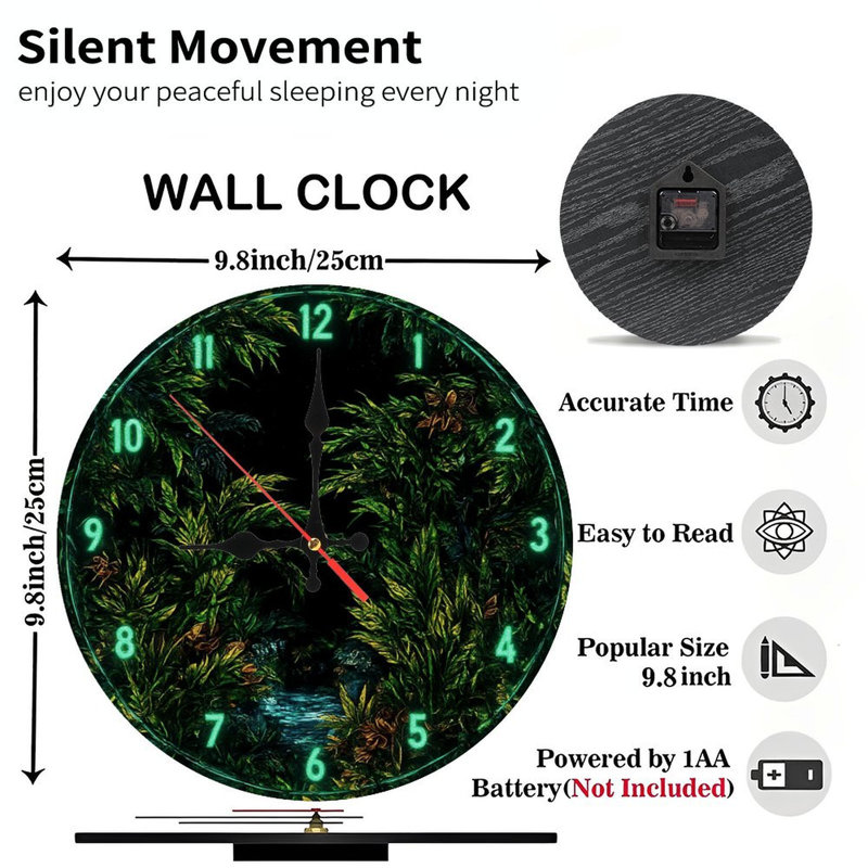 Horloge de la jungle