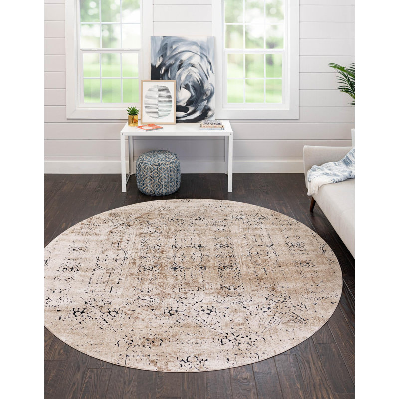 Arleaner Indoor Rug, Round 4'1"