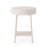 Tuaca 1 - Drawer 20" Nightstand in White/Neutral