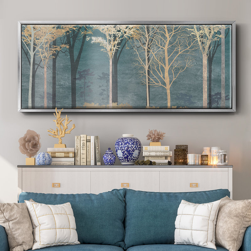 Into the Woods- Framed Canvas, 20" H x 50" W