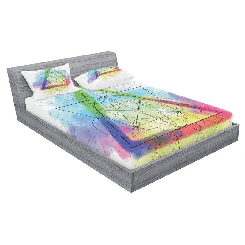 Microfiber Sheet Set, Queen Sheet Set with Fitted Sheet