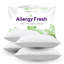 Linens Limited Soft Pillow, Made in the UK, Allergy Fresh, Soft and Firm with Orthopedic Support, Anti Allergy Hollowfibre, Machine Washable - Pack of 4