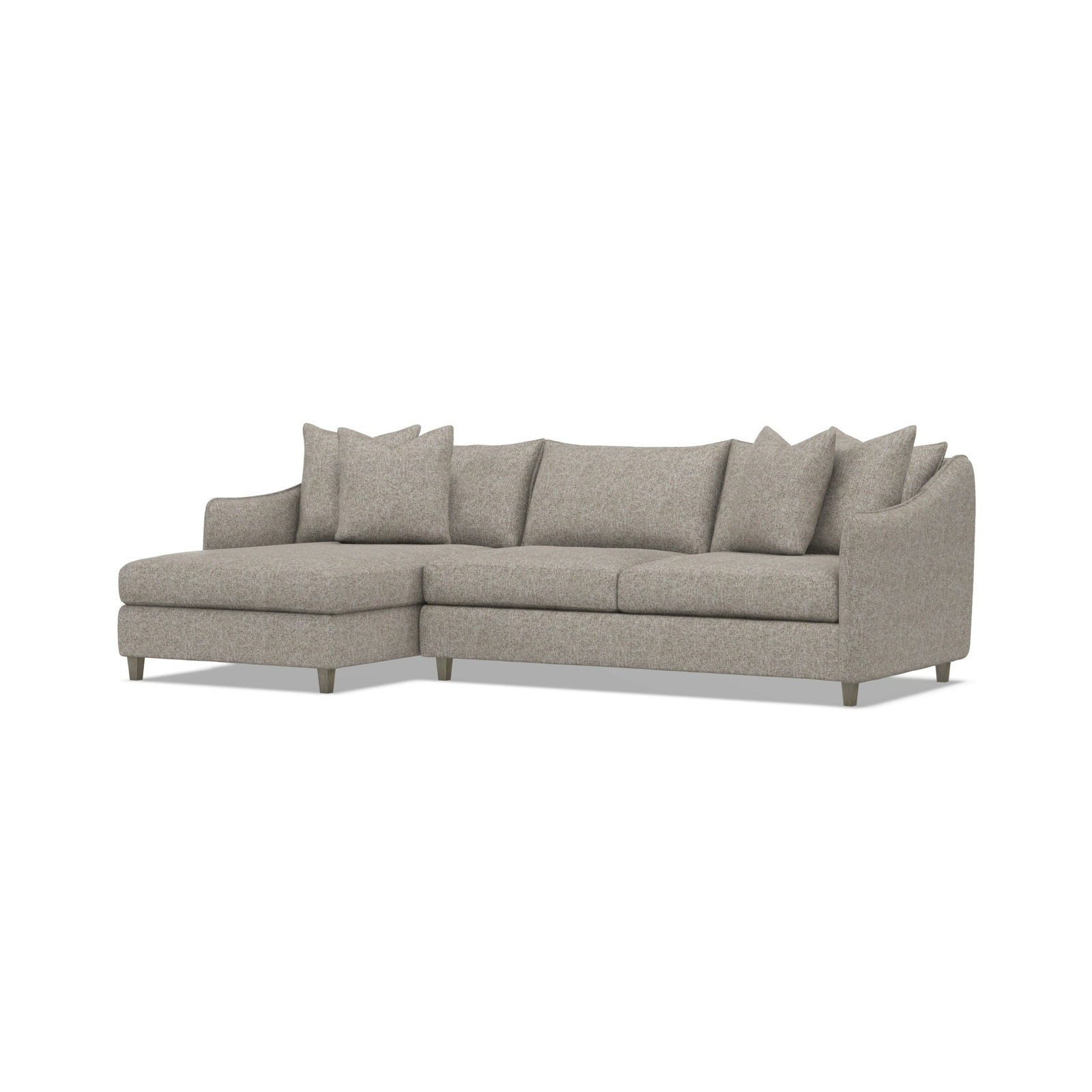 Joli Upholstered Chaise L-Sectional, 1697-012