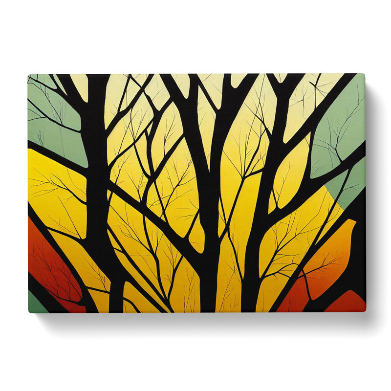 Stunning Abstract Tree Forest - Wrapped Canvas