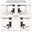 Lit escamotable Kazuko (grand lit/lit double) avec bureau, étagères de rangement et placards-1045289872
