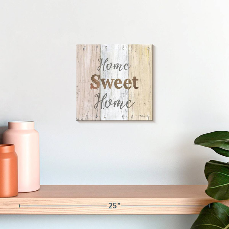 Plaque murale Kema Farmhouse Home Sweet Home, H 10 po x l 10 po