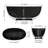 55" Premium Solid Surface Deep Soaking Bathtub-116559313