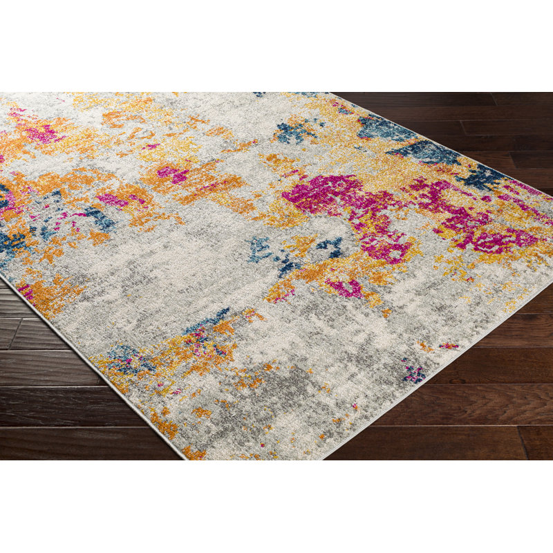 Falko Abstract Indoor Rug, Rectangle 5'3" x 7'3"