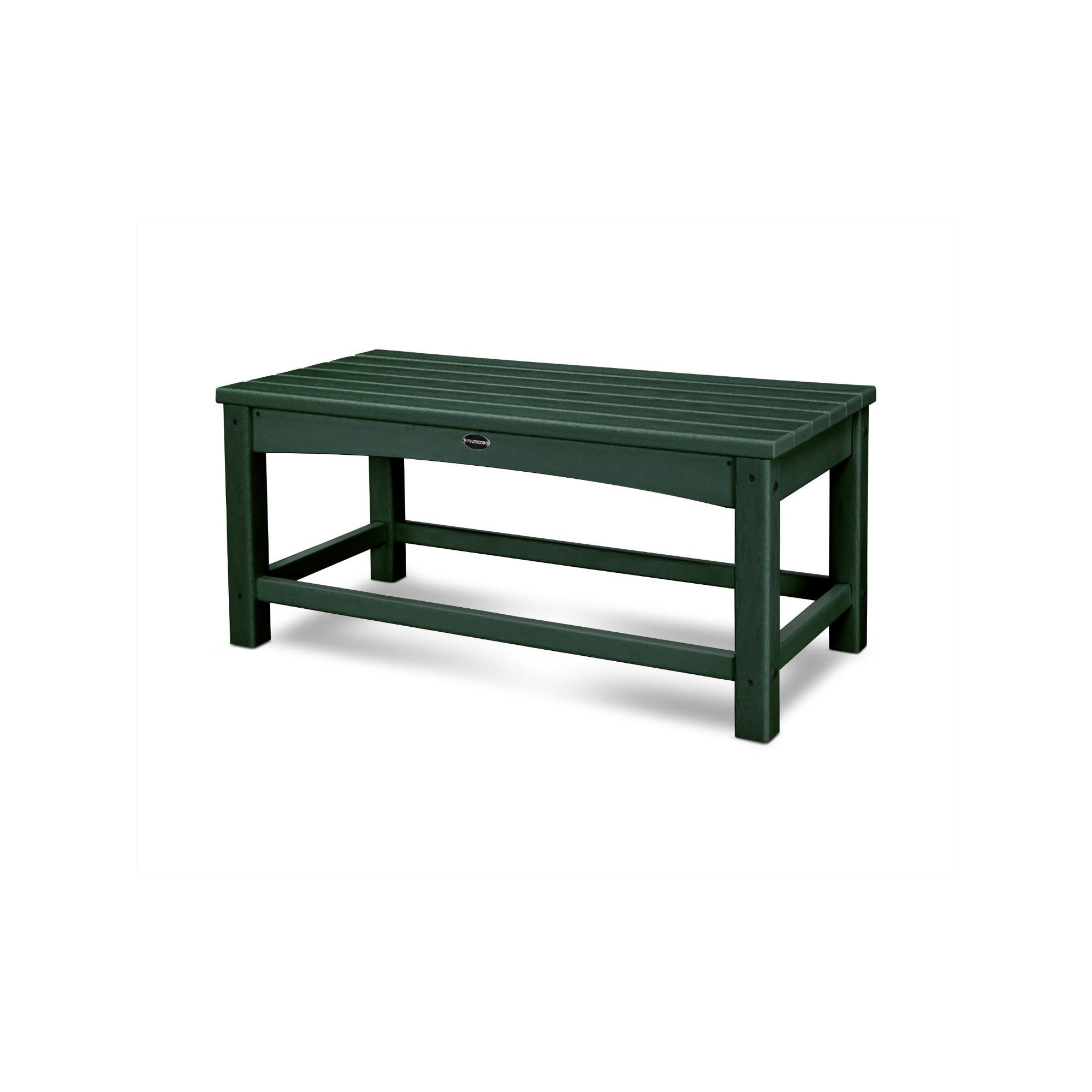 POLYWOOD Club Coffee Table, Green
