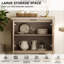  Buffet 63 "Mid-Century moderne avec portes de rangement et tablette réglable-482025506