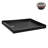 Streamline 48 in. x 36 in. Corner Acrylic Shower Base in Glossy Black, Drain Included-122951172
