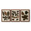 Autumnal Leaves I - Ensemble de 3 peintures sur toile encadrées-1075247887-1075247880